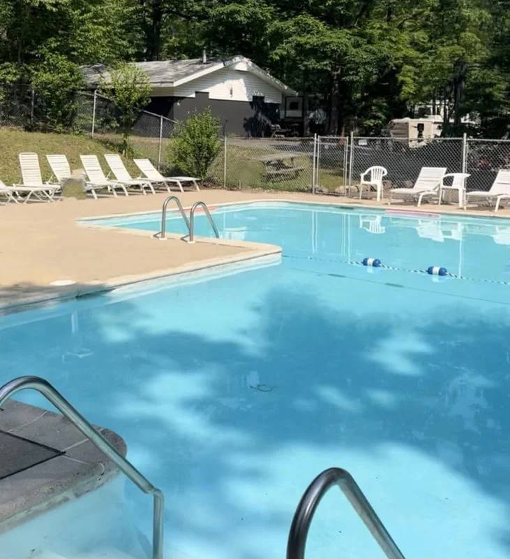 Swimming pool at Rosemount Campground